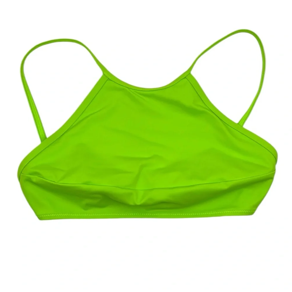 Skims Recycled Swim High Neck Top Size Small